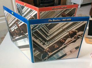 The Beatles - Red,  Blue Double Vinyl Lp’s - - Uk Laminated