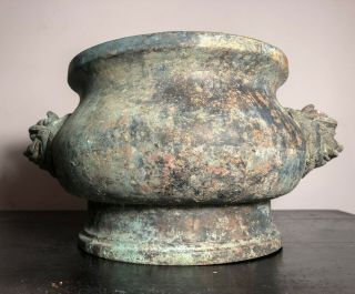 Antique Chinese Bronze or Copper Vessel Censer 6