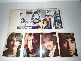 Beatles White Album Capitol SEBX 11841 white vinyl limited RARE VG,  w/Poster 4