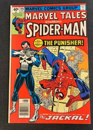 Marvel Tales 106 (1964) - 7.  0 Fn/vf 1st Appearance Punisher Reprint Asm 129