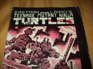 Teenage Mutant Ninja Turtles 1 Comic 3rd Print 1st App Tmnt 1984 Mid Grade Key