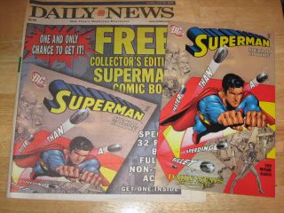Superman Special Edition Ny Daily News 6/25/2006 Exclusive Promo,  Comic Section