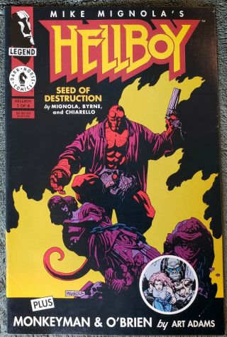 Hellboy: Seed Of Destruction 1 1st Solo Hellboy