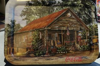 1998 Coca Cola The Old Sautee Store Tray By Jeanne Mack