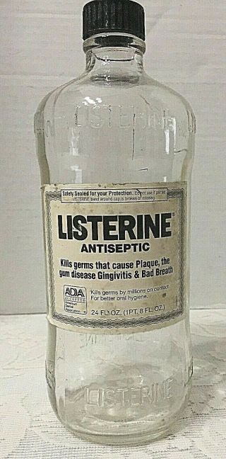 Vintage Listerine Lambert Pharmacal Company Bottle 24 Oz.