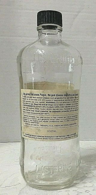 Vintage Listerine Lambert Pharmacal Company Bottle 24 Oz. 3