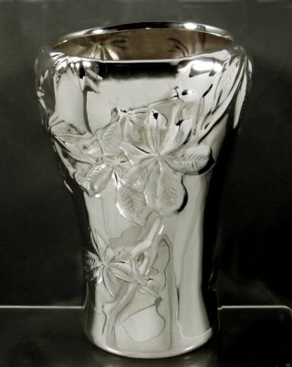 Tiffany Sterling Vase c1960 Art Nouveau - No Monogram 2