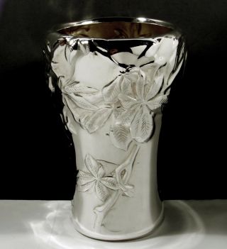 Tiffany Sterling Vase c1960 Art Nouveau - No Monogram 4