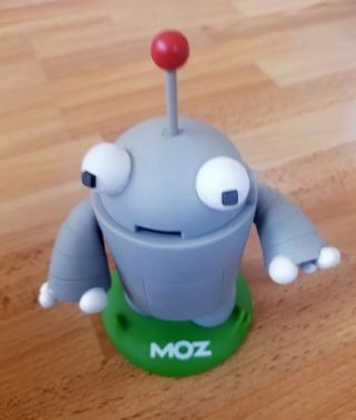 Rare Roger Mozbot Moz 6 1/2 " Hugs & Destroy Robot Promotional Advertising Figure