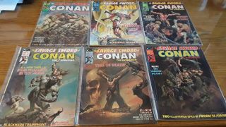 The Savage Sword of Conan (1 - 235),  Graphic Novels (255 total magazines) 2