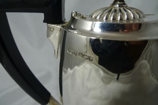 Edwardian Batchelors SIlver Coffee Pot J H Potter Sheffield 1902 453g A602017 3
