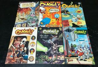 Quack 1 - 6 Complete Series Run Star Reach Comics 1976 Aragones Gd - Fn
