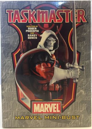 Taskmaster Marvel Bowen Mini Bust Phase 2 Mib Avengers Endgame Infinity Deadpool