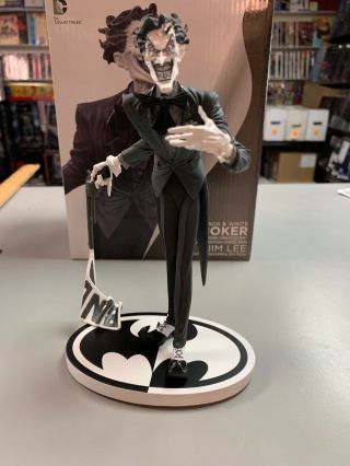 Batman - Black & White Joker Statue Jim Lee - Dc Collectibles 2nd Edition