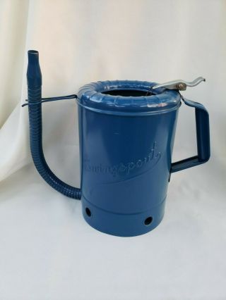 Vintage Swingspout 1 Gallon Flex Spout Blue Metal 44 Minn Oil Dispenser Can