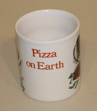 Kiln Craft England Kliban Cat Coffee Mug Pizza On Earth