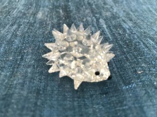 1 5/8 " Swarovski Crystal Hedgehog Porcupine Figurine