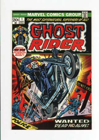 Ghost Rider 1 - A Book - 1973 Key Bronze Age Issue