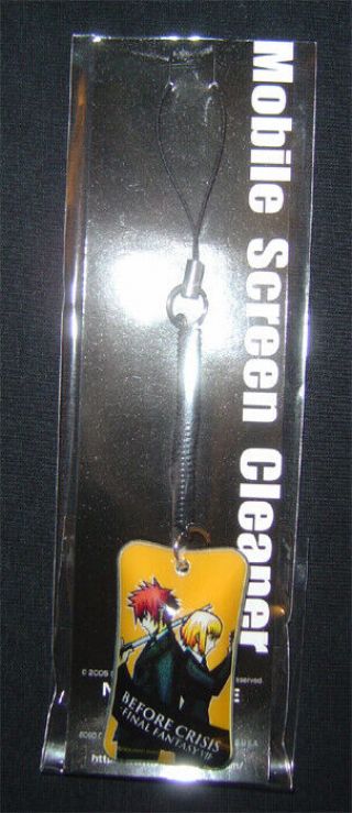 Before Crisis Final Fantasy Vii Cell Phone Strap/cleaner Sdcc Comic Con
