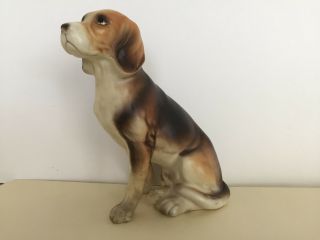 Beagle Dog Figurine S8370 - Vintage Arnart - Porcelain - Japan - 6 " Tall
