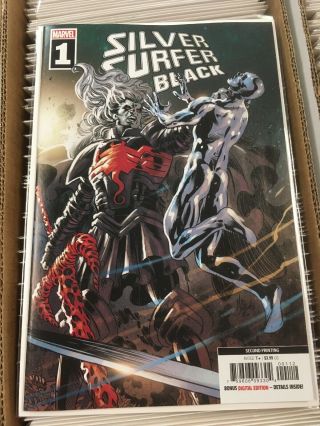 Silver Surfer Black 1 Deodato Variant Cover 2nd Print Comic Book Marvel