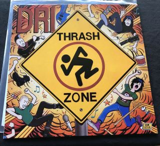 D.  R.  I.  Thrash Zone 1st Pressing Record Misprint Labels