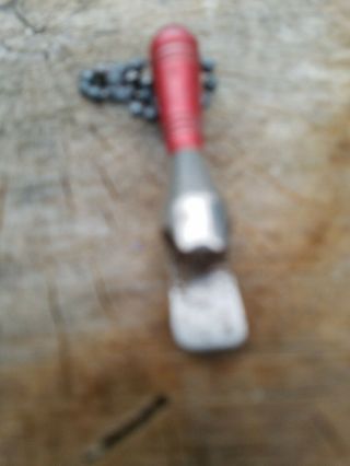Vintage Bowling Pin Bullet Style Metal Bottle Opener Keychain Rat Rod Key FOB 4