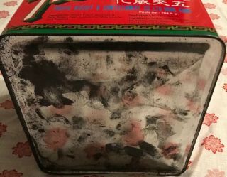 Vintage Large Paconfec Cookie Tin Pacific Biscuit & Confectionery Co.  Hong Kong 5