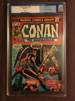 Conan The Barbarian 23 Cgc 9.  4 First Appearance Of Red Sonja With White Pages