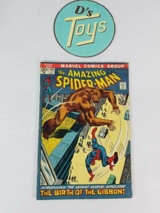 Marvel Comics Bronze Age Comic Book The Spider - Man 110 1972