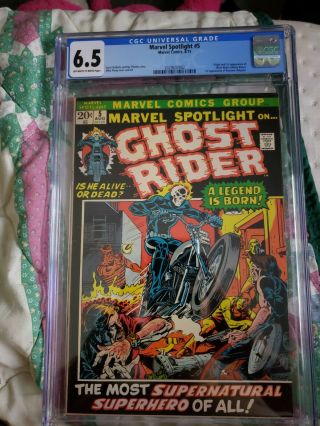 Marvel Spotlight 5 First Ghost Rider Appearance.  Cgc 6.  5