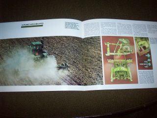 1985 John Deere 4 - Wheel Drive Tractor Advertising Brochure 8450 8650 8850 4