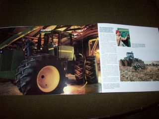 1985 John Deere 4 - Wheel Drive Tractor Advertising Brochure 8450 8650 8850 5