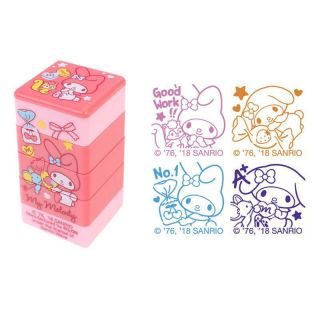 Sanrio My Melody Stationery Perfect Pvc Rubber 4 - In - 1 Stamper Stamp