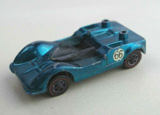 Vintage 1968 Mattel Inc.  Hot Wheels Redline Blue Chaparral 2g