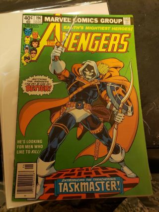 Avengers 196 Vg/fn 1st Taskmaster
