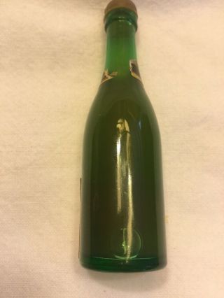 vintage miniature champagne bottle louis laurent glass Micro 8.  5cm 3