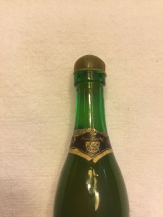 vintage miniature champagne bottle louis laurent glass Micro 8.  5cm 4