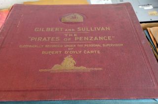 Hmv Gilbert And Sullivan The Pirates Of Penzance 10 Of 11 Disc Set 78rpm Vintage