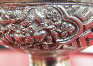 Antique Chinese Straits Betel Nut Box,  Silver Gold ca.  1800s Peranakan Malaysia 2
