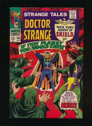 Strange Tales 160 Marvel Comics 1967 Captain America Baron Mordo Appearance