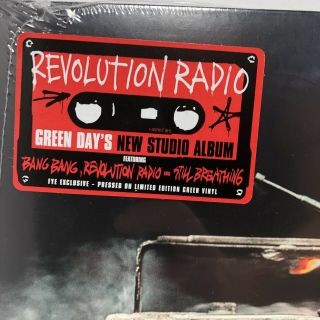 Green Day - Revolution Radio Vinyl LP Green FYE Exclusive 2