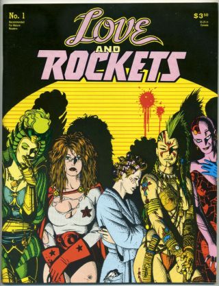 Love And Rockets 1,  2nd Printing Vf,  /nm -