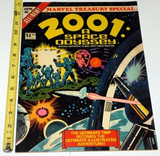 Marvel Treasury 1 2001 A Space Odyssey 1976 Kubrick Movie Comic Unread Kirby