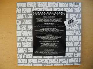 ROGER WATERS The Wall - Live In Berlin 2 LP 1990 Holland EX, 2