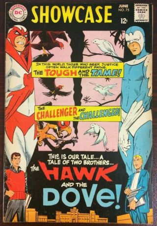 Showcase Presents (1968) 73 1st Appearance Of Hawk And The Dove - Fine Fn