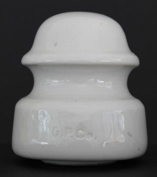 White U - 313a G.  P.  Co.  Porcelain Insulator