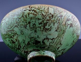 EARLY CHINESE GREEN MARBLE GLAZED BOWL TANG TO EARLY MING DYNASTY 6