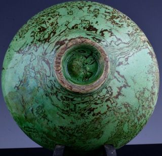 EARLY CHINESE GREEN MARBLE GLAZED BOWL TANG TO EARLY MING DYNASTY 8