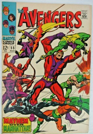 Marvel Comics Avengers 55 (first Full Appearance Of Ultron)